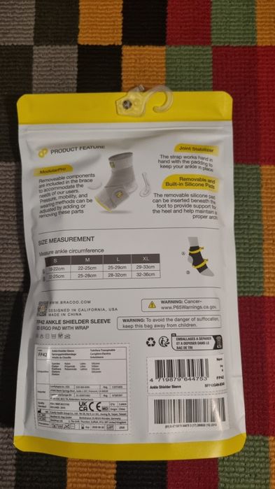 Suporte para tornozelo novo