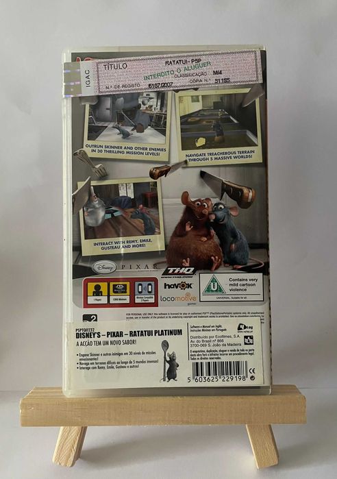 Ratatui PSP | Caixa e Manual | PAL