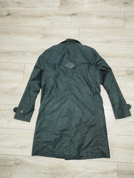 Coach Lamb Leather Cotton Trench size M