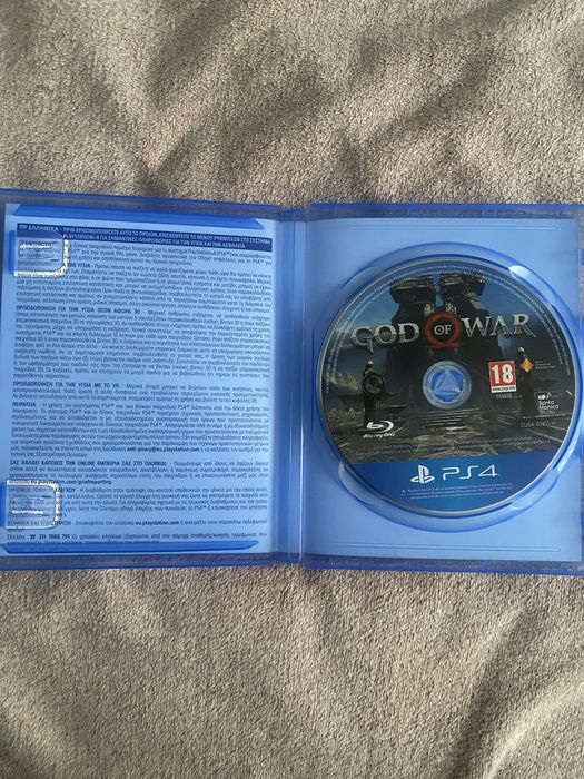 god of war ps4 диск игра на пс4