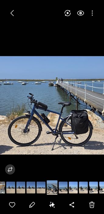 bicicleta viagem RIVERSIDE TOURING 520, Azul, nova 1 mês.