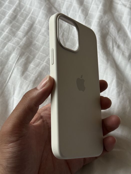 iPhone 12 Pro Max Silicone Case White Original