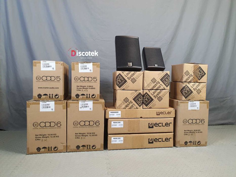 Martin Audio + Ecler | Sklep: 55 tys | Restauracja, siłownia