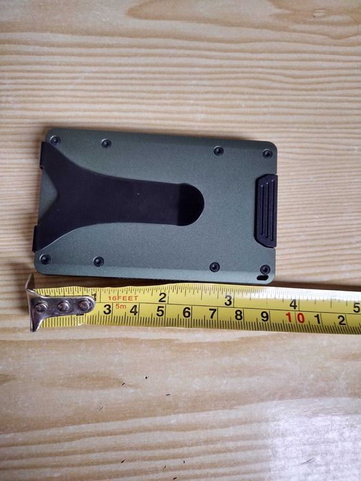 Porta Cartões de Liga de Alumínio com Bloqueio RFID