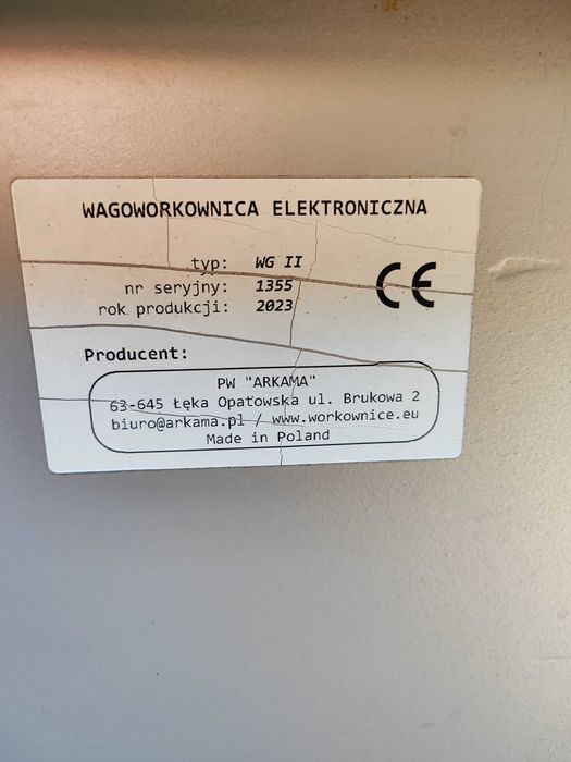 Workownica elektroniczna ARKAMA WG I I