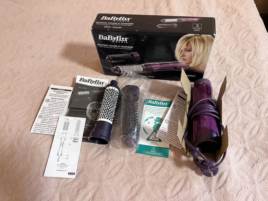 Фен-щетка Babyliss оригинал Франция ceramic airbrush набор