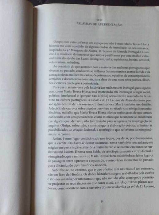 As Luzes de Leonor - Maria Teresa Horta (A Marquesa de Alorna, uma sedutora de anjos, poetas e heróis)