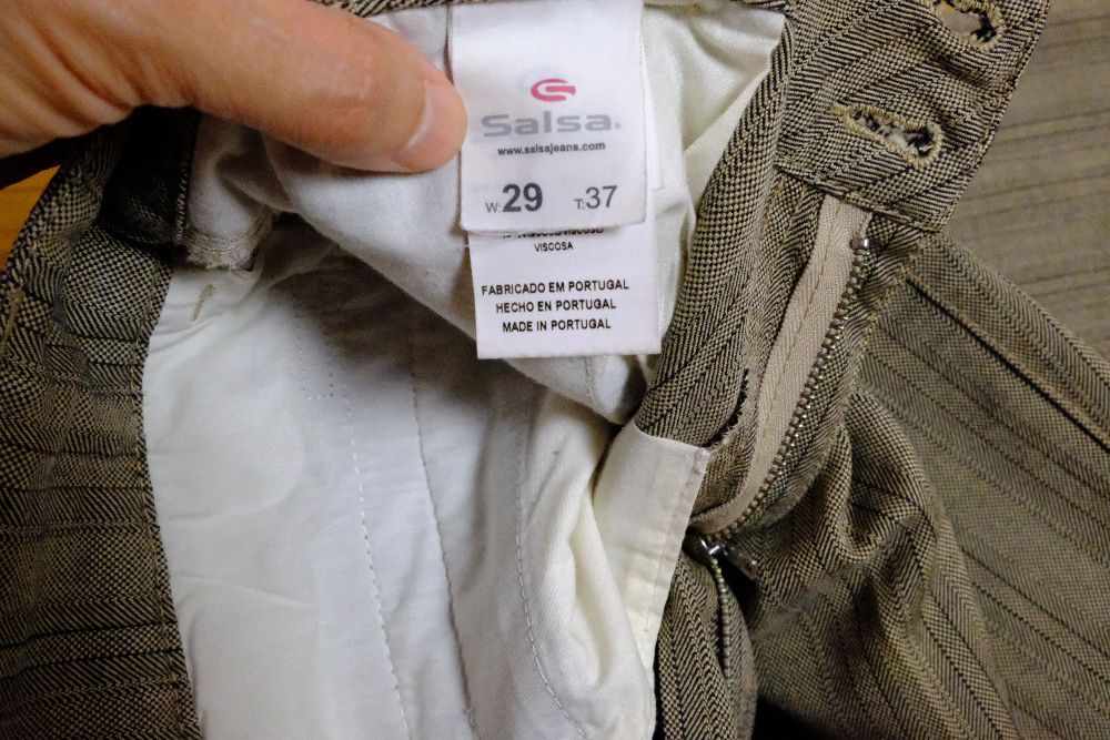 calças marca Salsa - tamanho W29 T37