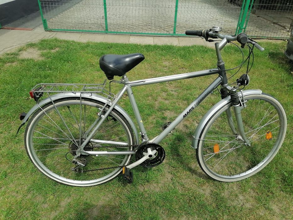 Rower z ramą aluminiową