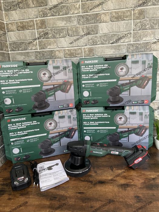 Акумуляторна поліровальна машина 20 В Parkside Німеччина