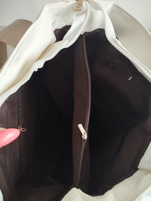 Nowa duża torebka firmy MBAGS Biała