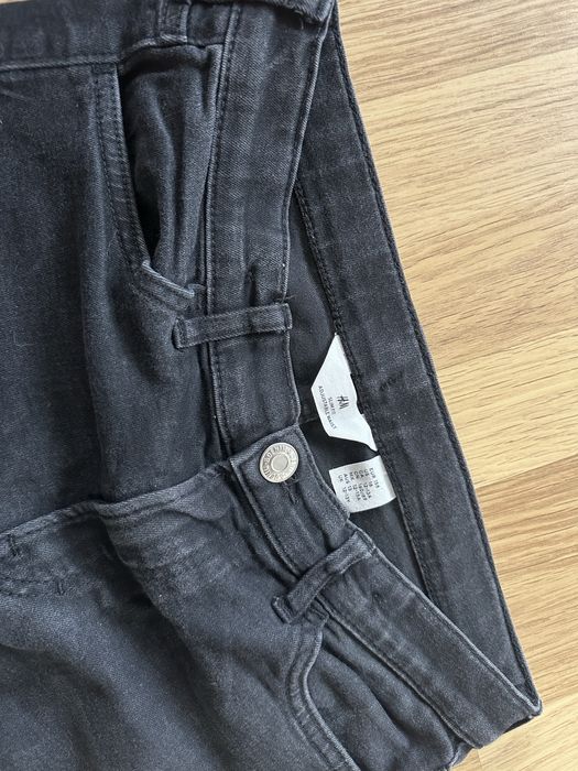 Spodnie czarne H&M jeans 158