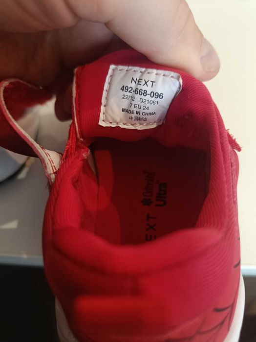 Дитячі кросівки NEXT Red Spiderman Marvel (EU24/UK7)