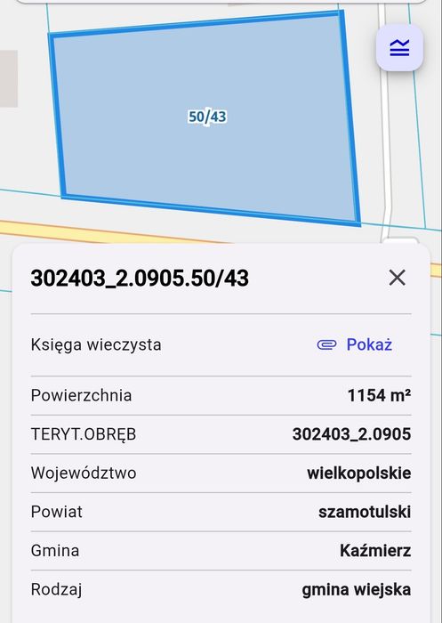 Działka budowlana z WZ 1154 m² - Widok 5