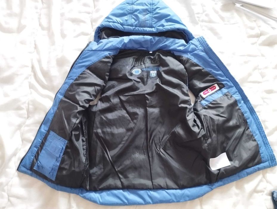 Blusão/casaco/colete sem mangas, azul - menino/rapaz