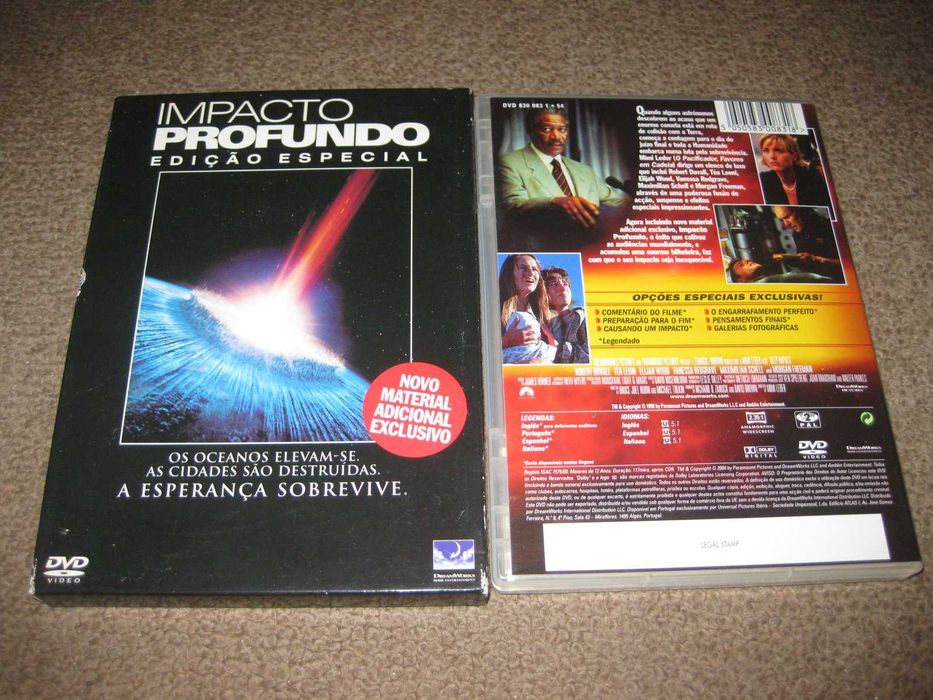 DVD "Impacto Profundo" com Robert Duvall/Edição Especial Slidepack