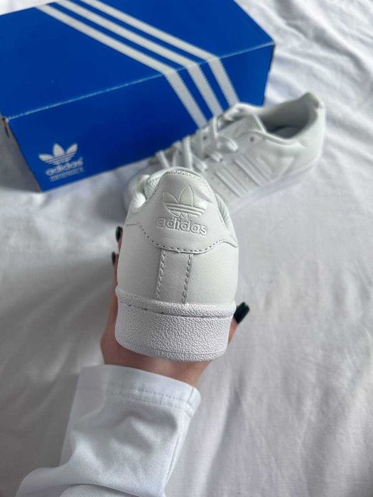 Adidas Superstar White кеди жіночі Адідас суперстар білі кросівки