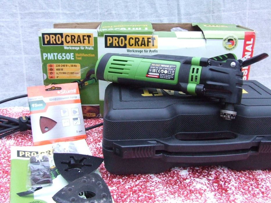 Реноватор Pro-Craft PMT650E на гарантії/мультитул/multitool