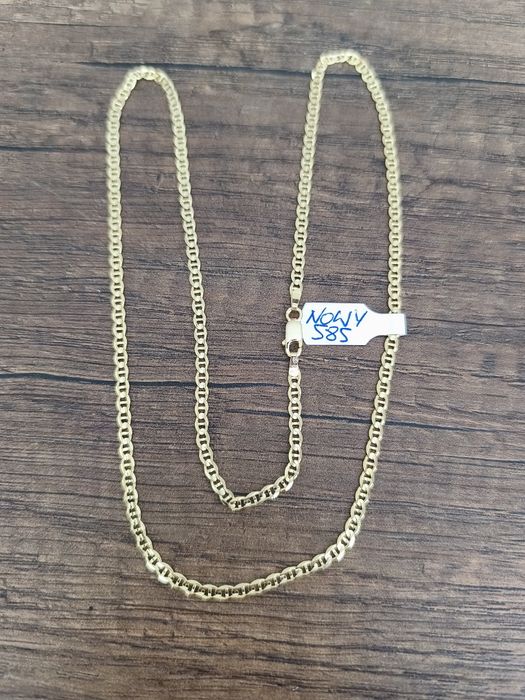 Nowy piękny złoty łańcuch Gucci 585 14k 55cm 7.47gr unikat!!