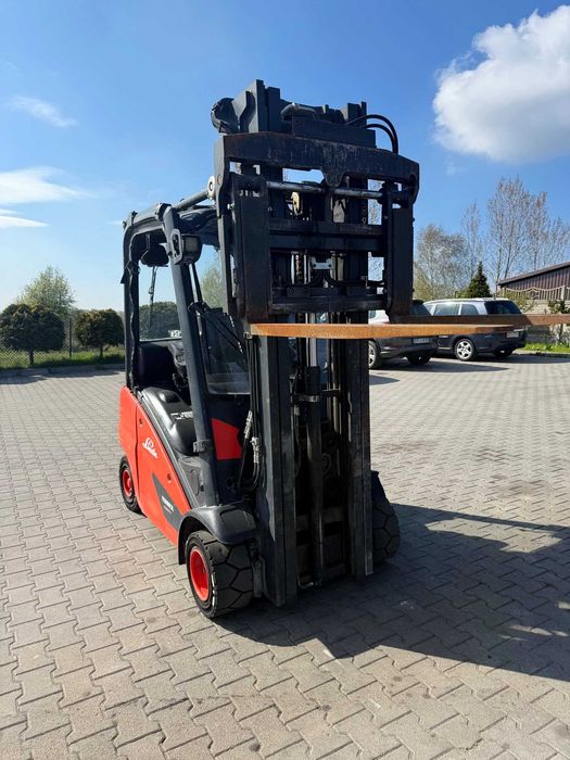 Вилковий навантажувач Linde H20T газ, Triplex 5.45 м, бічне зміщення, позиціонер вил, 2017 рік