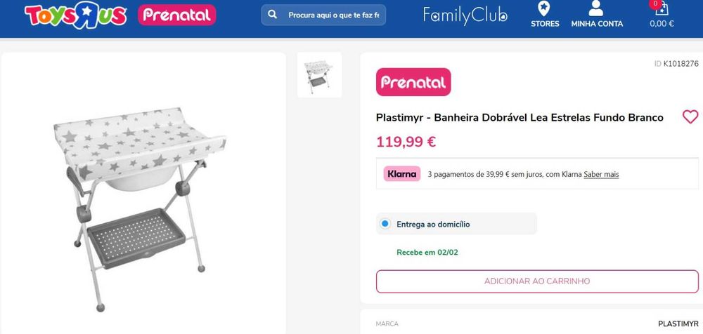 Banheira Dobrável Lea Estrelas Fundo Branco Plastimyr