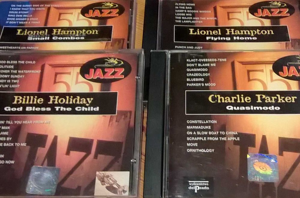Billie Holiday – Lionel Hampton – Charlie Parker – 4 CD - cena zestawu