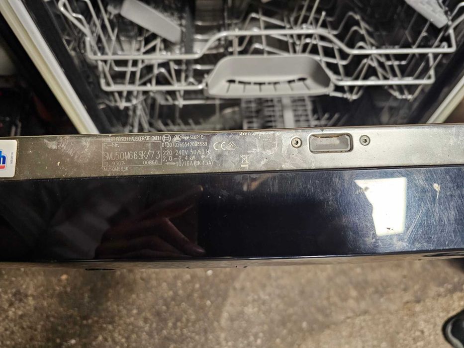 Zmywarka BOSCH 60 cm, pod blat, w pełni sprawna nr SMU50M66SK