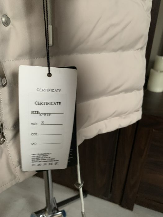 Parka puchowa z lisem naturalnym