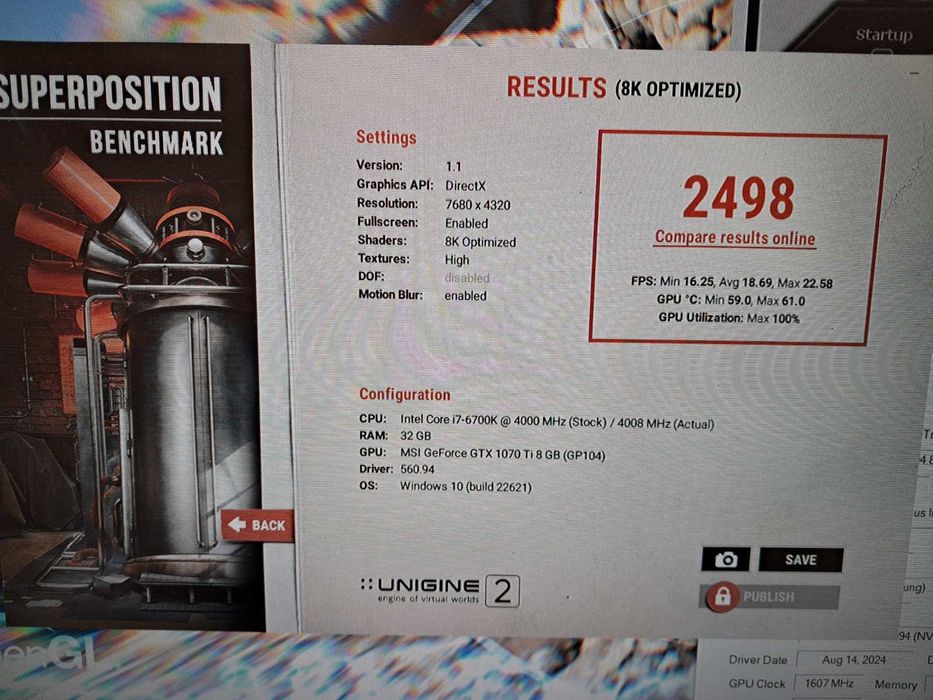 Видеокарта MSI GTX GAMING 1070 Ti 8GB КАК НОВАЯ! пломба и другие