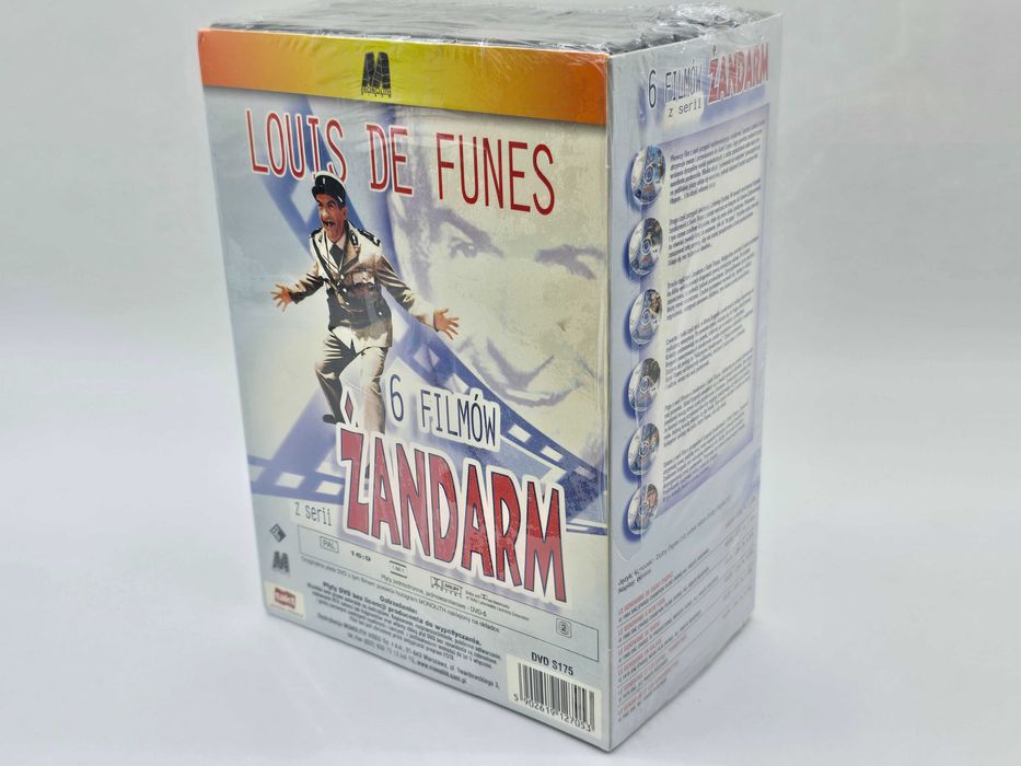 NOWE Żandarm Louis de Funes 6 x DVD Folia Monolith #rarytas