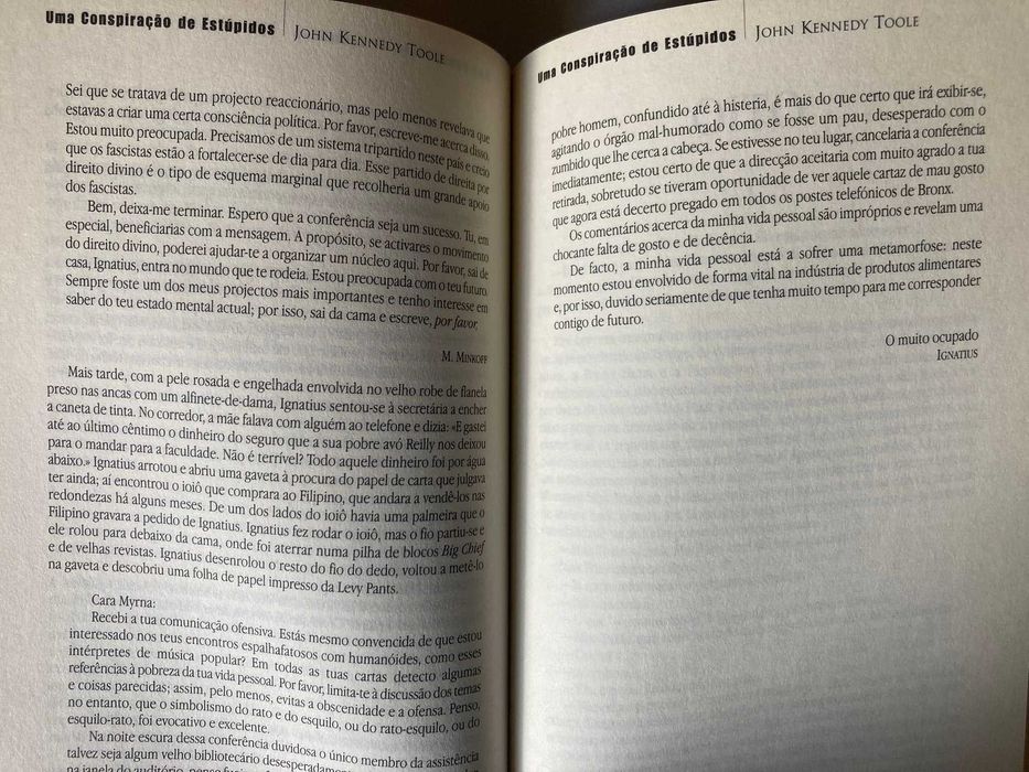 Uma Conspiração de Estúpidos, de John Kennedy Toole
