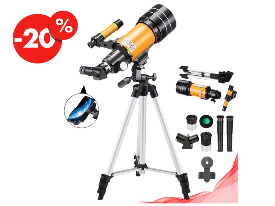 Profesjonalny Teleskop Astronomiczny Nastawny 15x-150x 300mm - OKAZJA