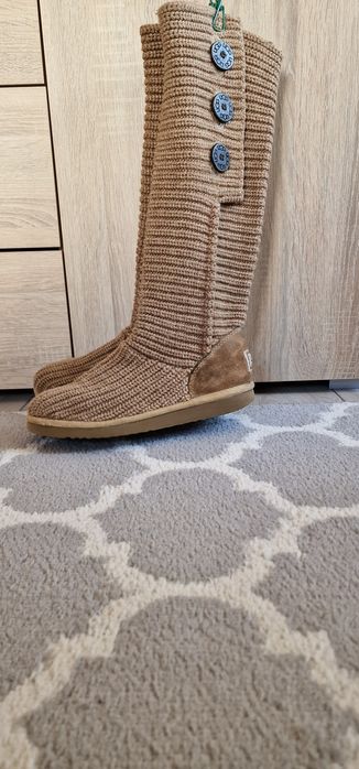 Wełniane kozaki UGG r39 25cm