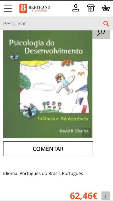Livro novo Psicologia do Desenvolvimento