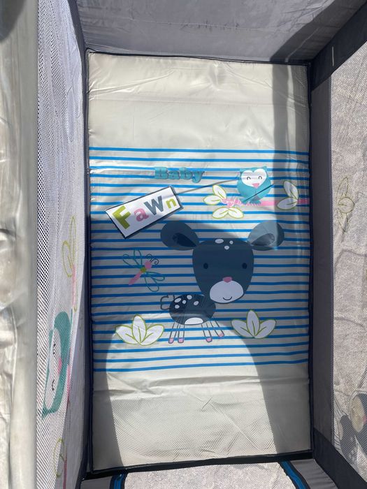Parque de Bebé ZY Baby com Porta Lateral e Saco Transporte