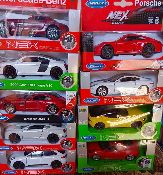 машинки коллекционые металлические масштабные модели Welly