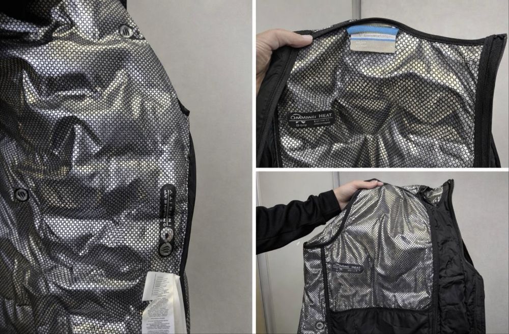 Чоловіча куртка Columbia Omni Heat весна чорна L XL XXL 3XL .