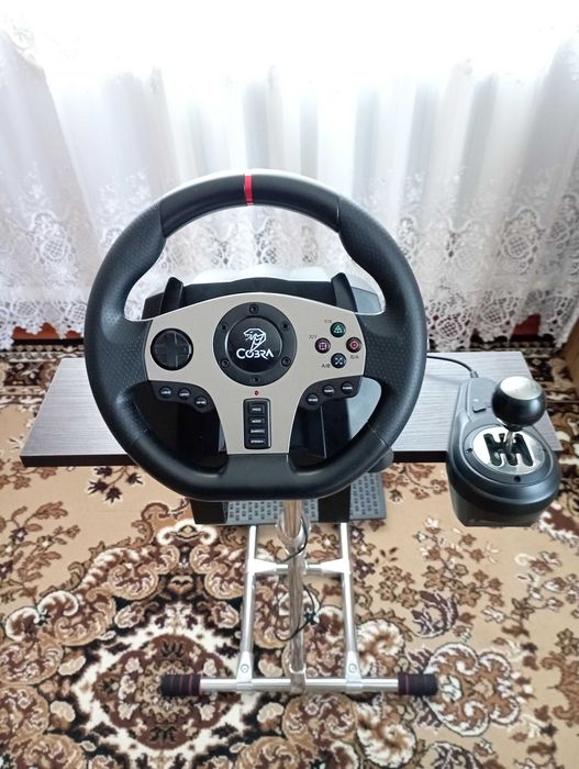 Ігрове кермо игровой руль COBRA Rally GT900 PRO shifter 6+R