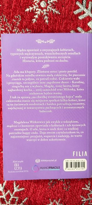 Książka szczęście pachnące wanilią