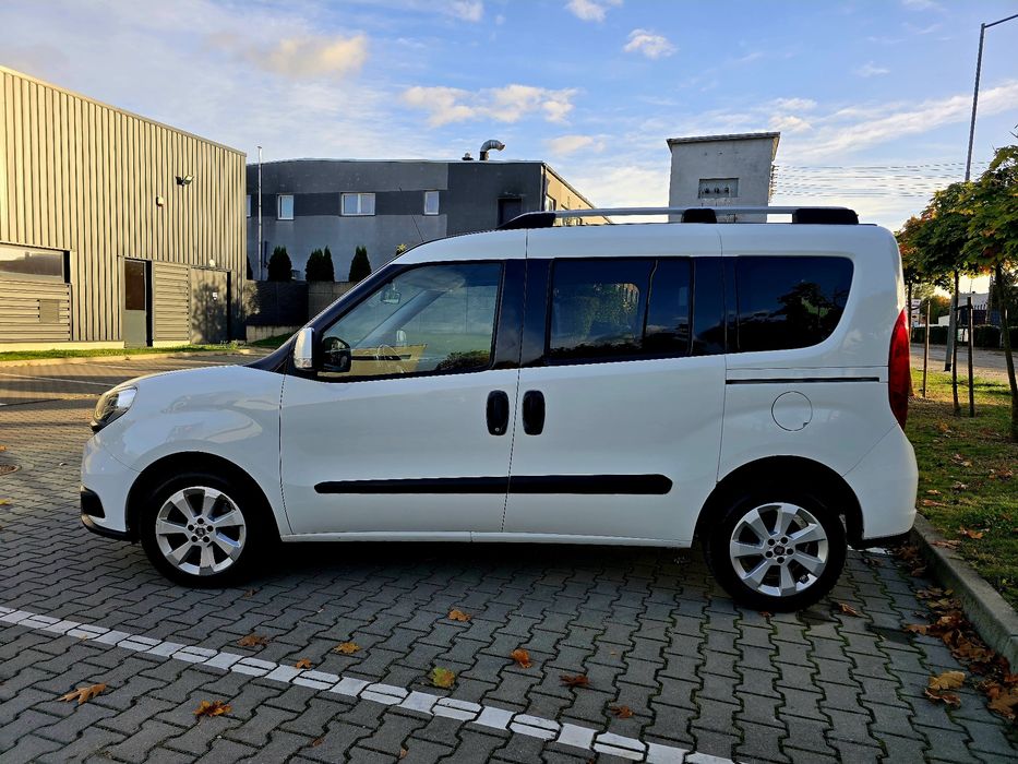 Zamiana Fiat Doblo 2xDrzwiPrzesuwneKlimatronicGrzaneFoteleElSzybyAlufelgi!