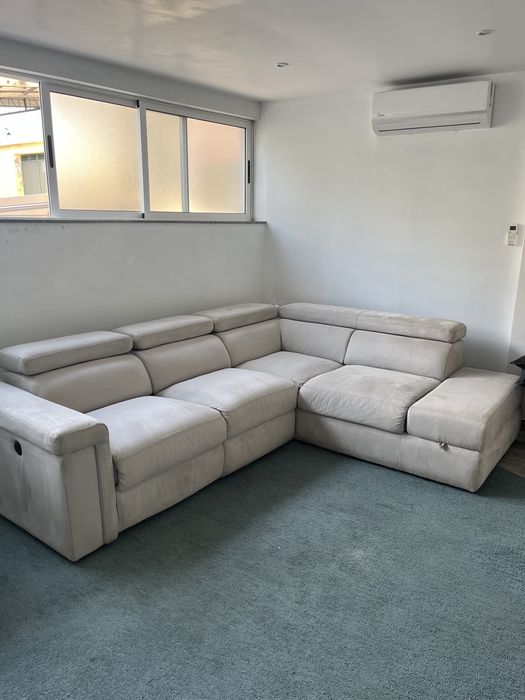 Sofa de canto com motor e box