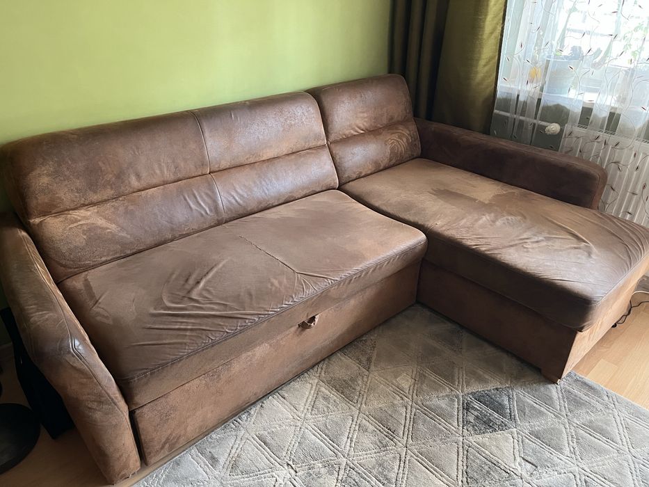 Narożnik z funkcją spania