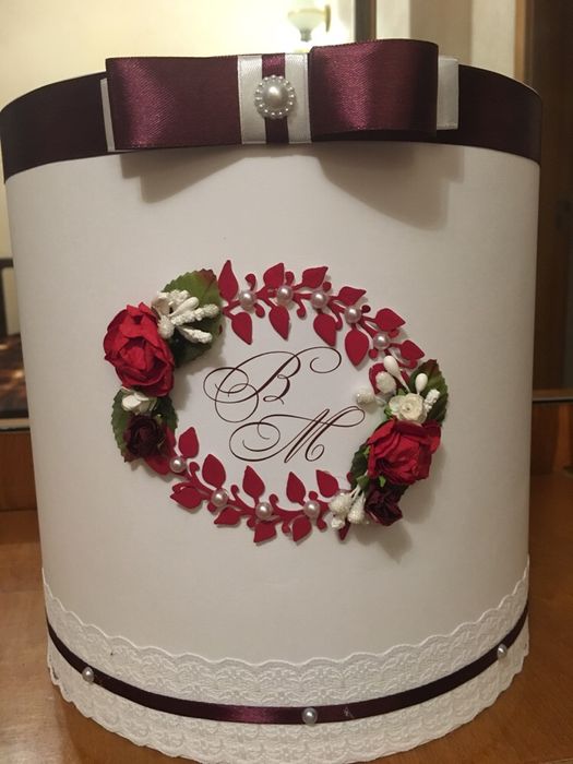 Весільна коробка для грошей