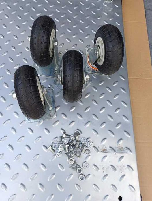 Wózek platforma udźwig do 1000 kg gumowe koła