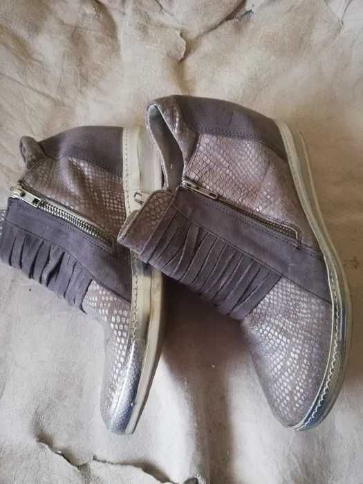 Buty sneakersy , rozm 40, skóra naturalna