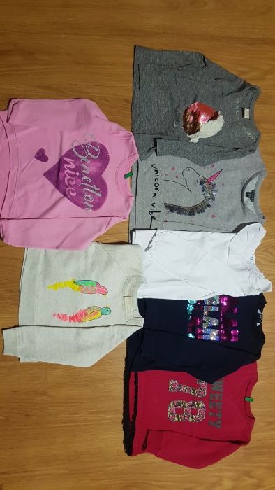 Camisolas ,vestido,calções ganga,mayoral,zara,tiffosi