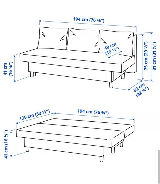 Sofa cama Ikea