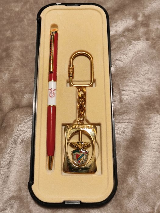 Caneta com porta chave SLB - Produto Oficial