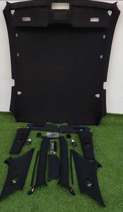 Cúpula completa preta Pack M para BMW E46 Coupé - a famosa conversão para preto rigorosamente novo estofado em  material premium trabalho  excelência