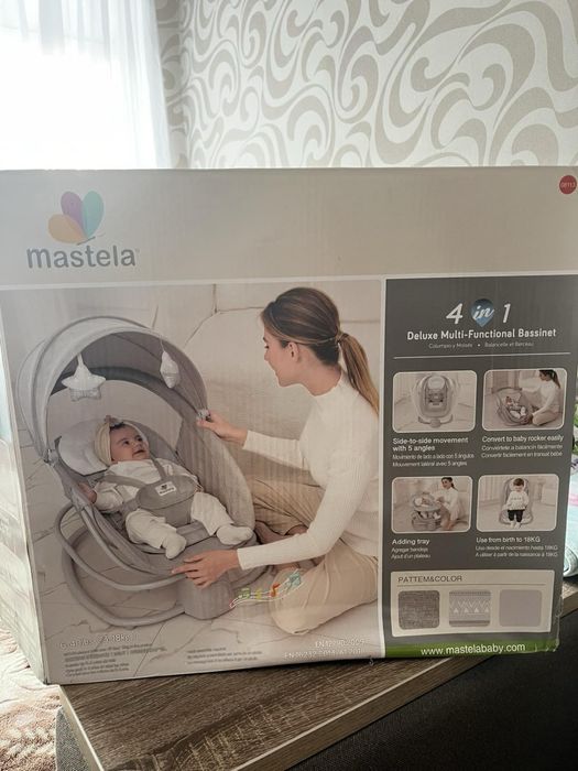 Заколисуючий центр-шезлонг Mastela 4 в 1.